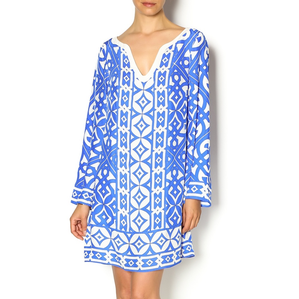 Alice & Trixie Kate Caftan Dress 100% Silk
